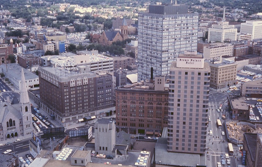 Denver skyline in 1964
