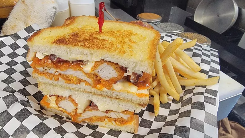 a buffalo chicken sandwich