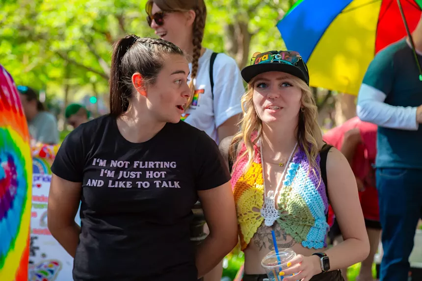 people celebrating the annual Denver PrideFest