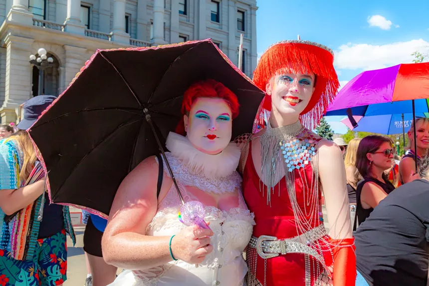 people celebrating the annual Denver PrideFest
