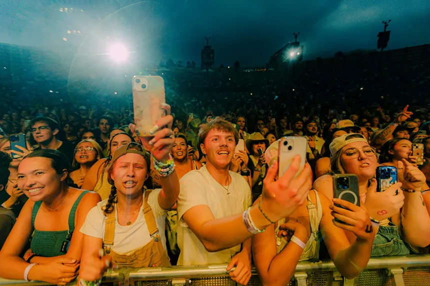 fans at a concert