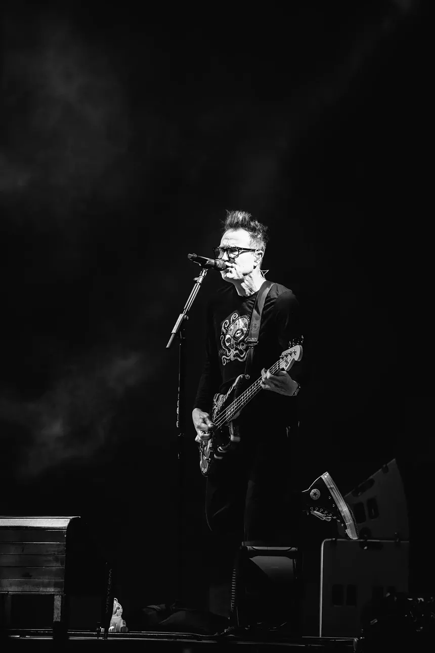 Mark Hoppus hitting the high notes. Photography By: Jason Myers (@memorandum_media)