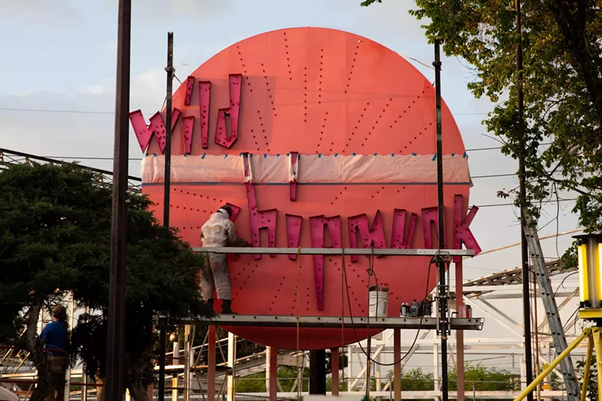 Wild Chipmunk Sign Painting