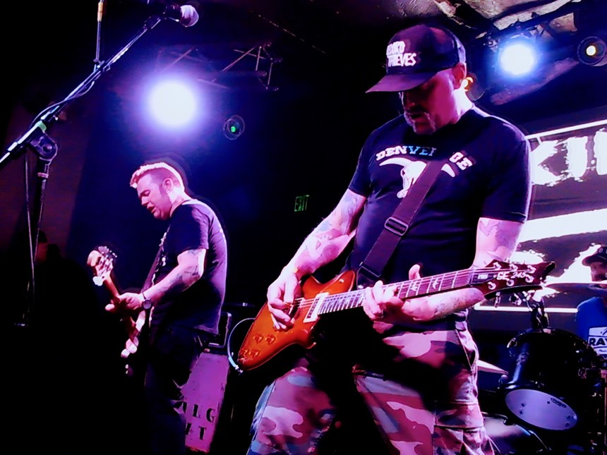 punk band King Rat performing in Denver