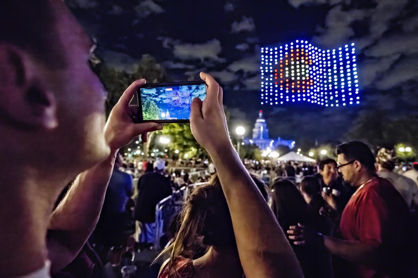 Colorado Flag in Drones