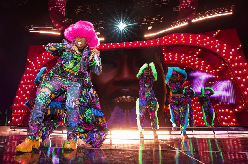 Missy Elliott on stage in Denver