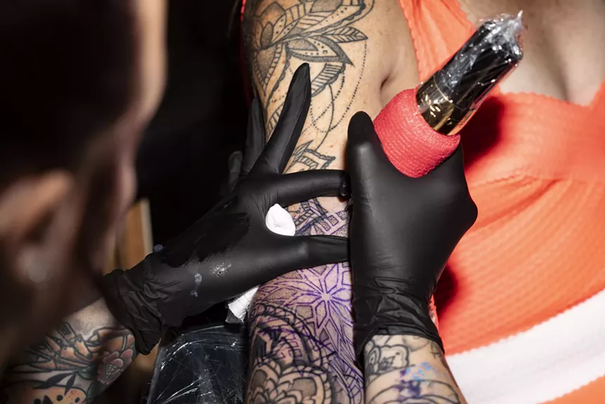 Hundreds of tattoo artists from around the United States had booths for festival attendees to get fresh ink.