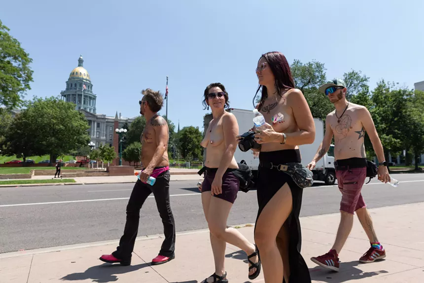 Heather and Jennie at GoTopless