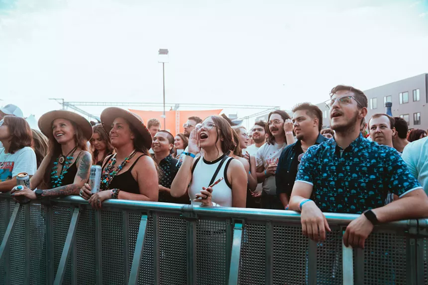 fans at a concert