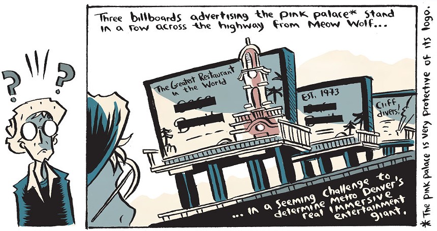 cartoon of billboards