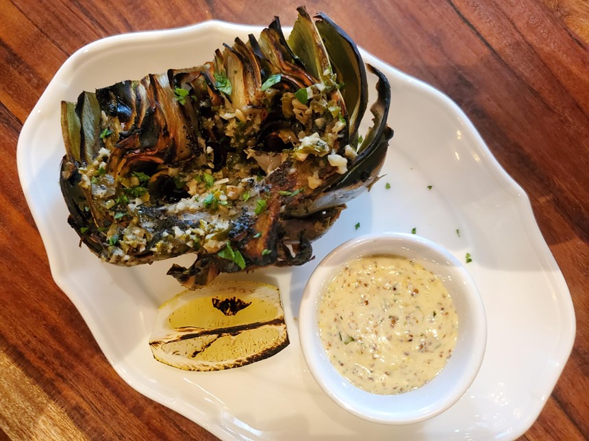 grilled artichoke