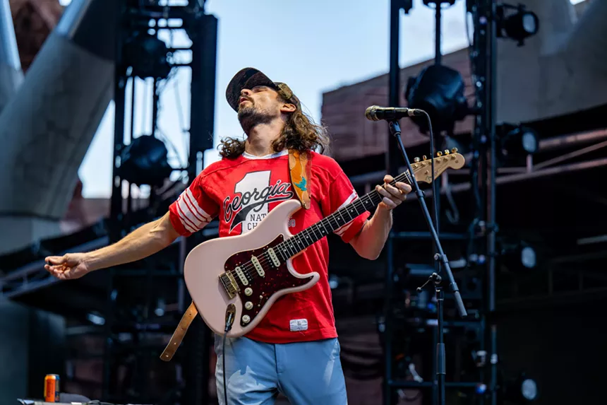 Futurebirds performing at Red Rocks