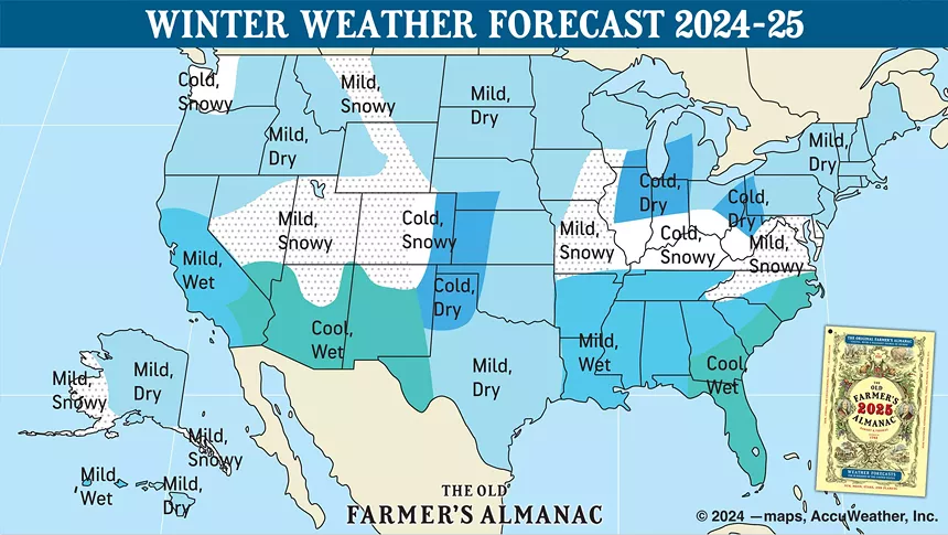 2024-24 winter weather and snowfall predictions