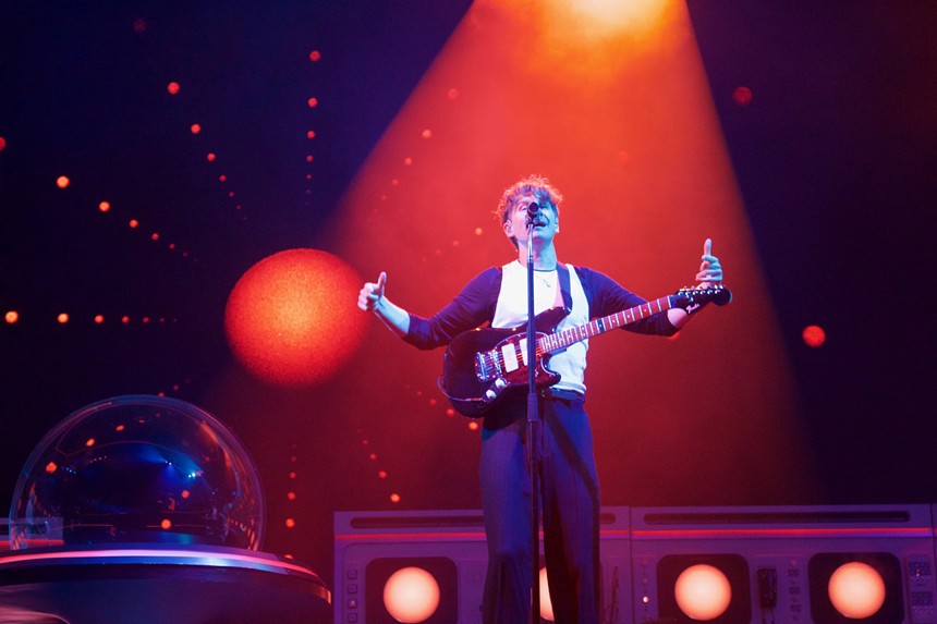 Glass Animals performing at Red Rocks