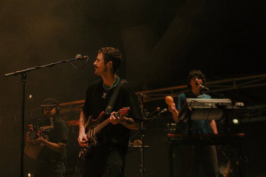 king gizzard performing at red rocks