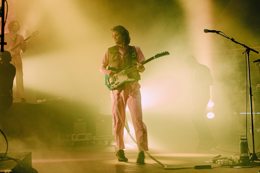 king gizzard performing at red rocks