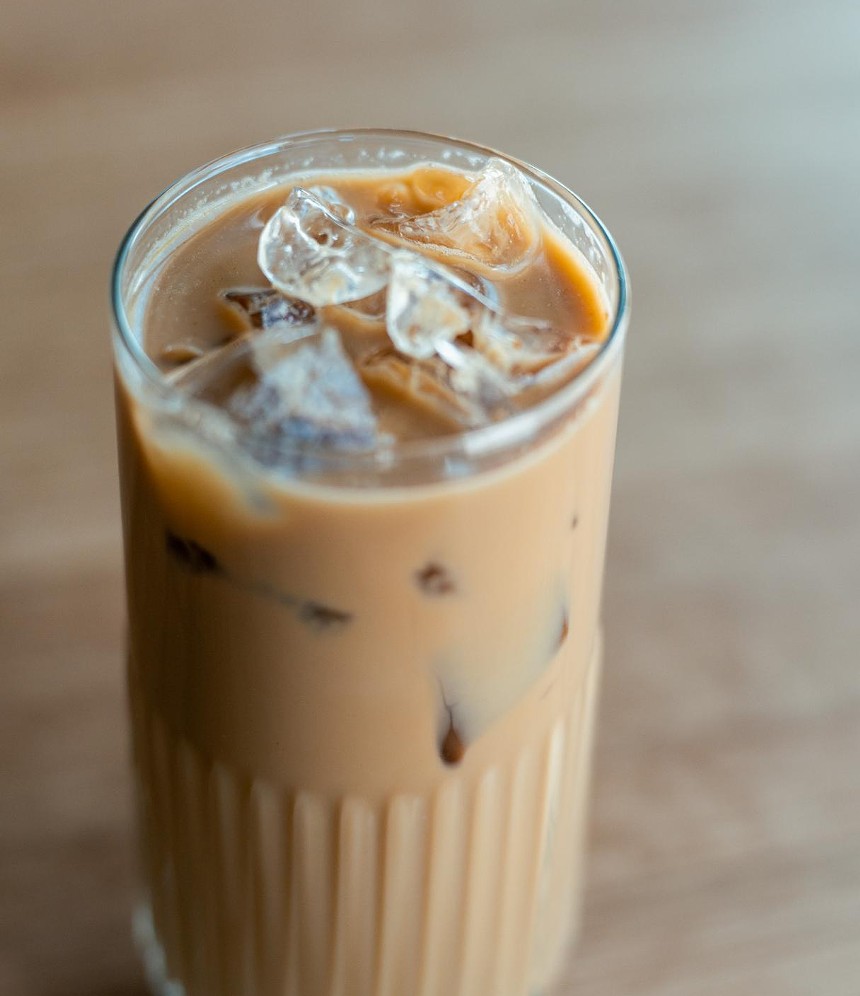 glass of iced coffee