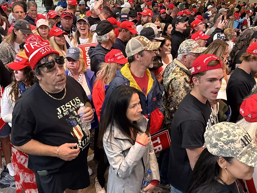 Donald Trump Colorado rally crowd
