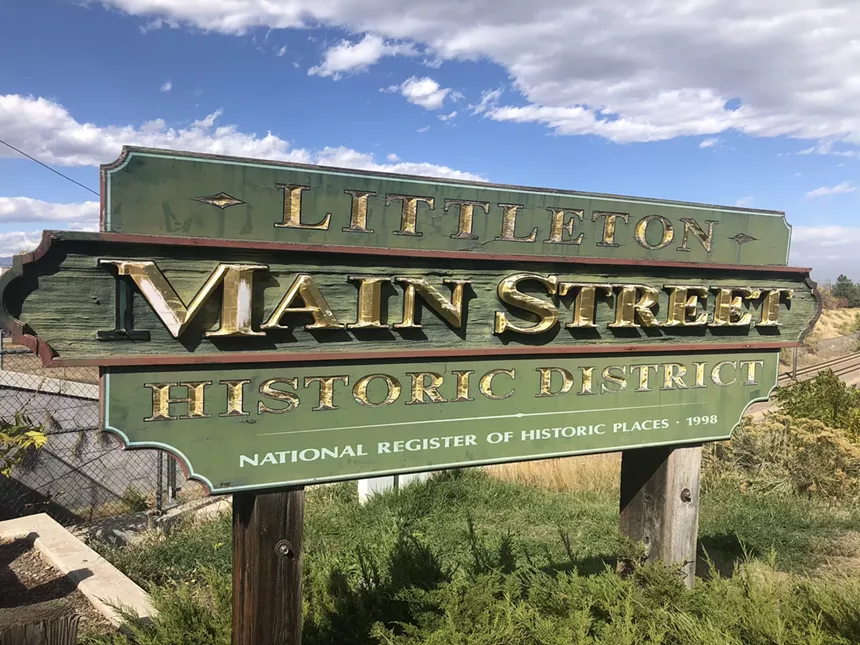 Main street sign