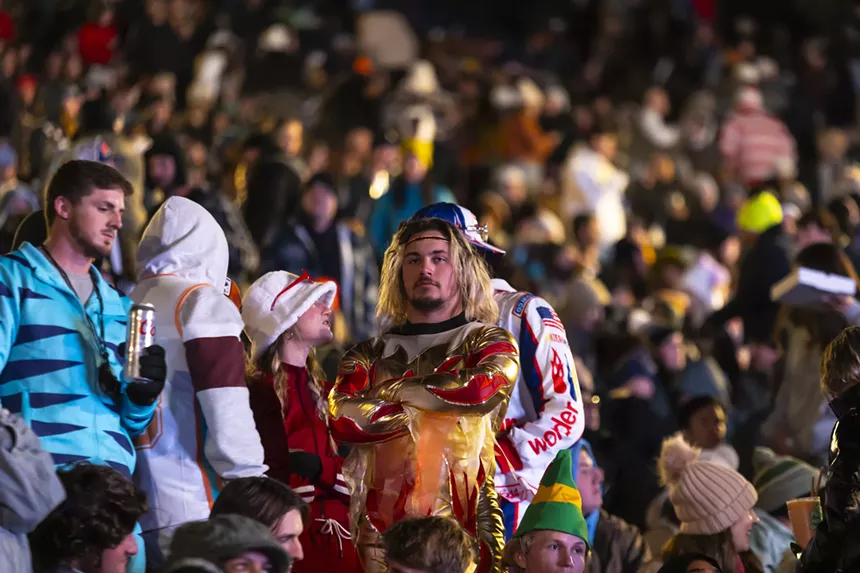 A photo of a person in a Halloween costume.