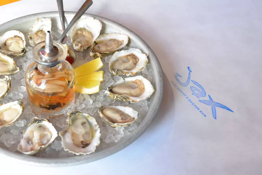 platter of oysters