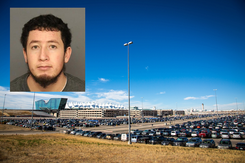 Denver airport/arrest mugshot
