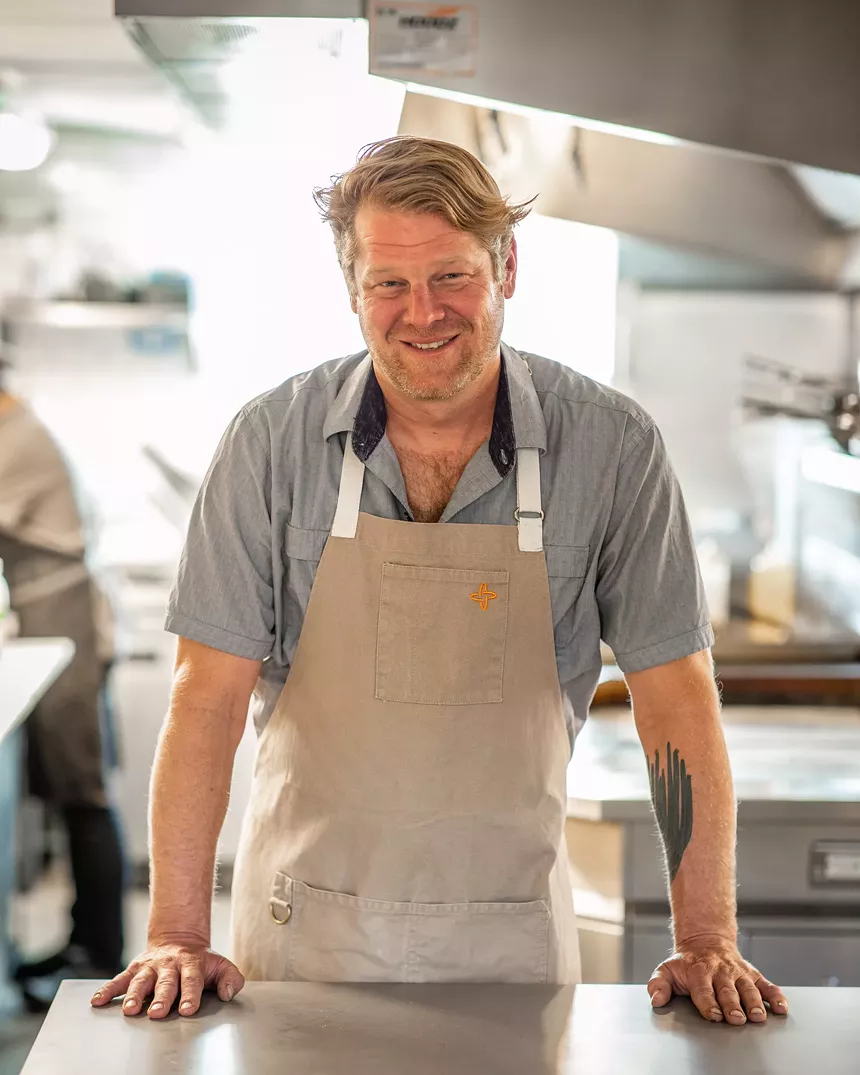 man in an apron