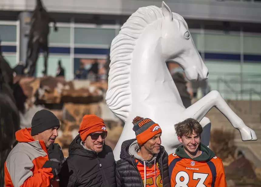 fans with bronco