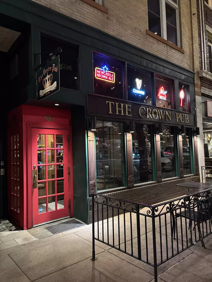 Outside the Crown Pub in Fort Collins, Colorado