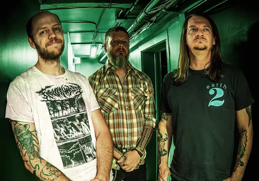 The three current members of Palehorse/Palerider standing together