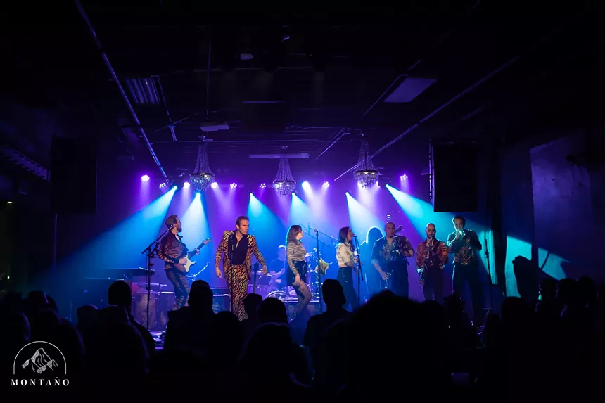 funk band on stage