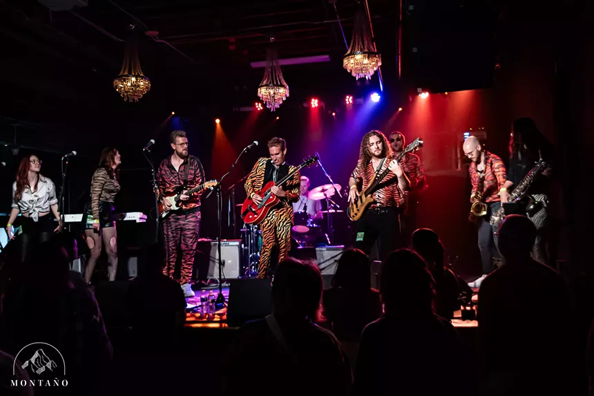 funk band on stage