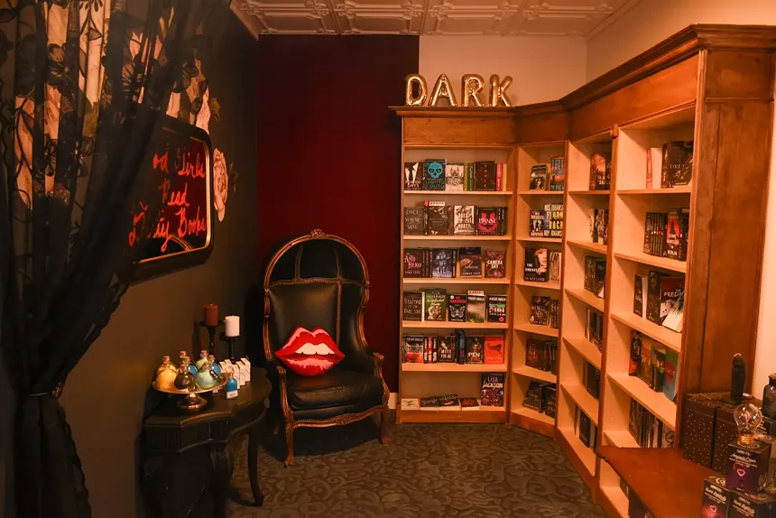 A room full of books