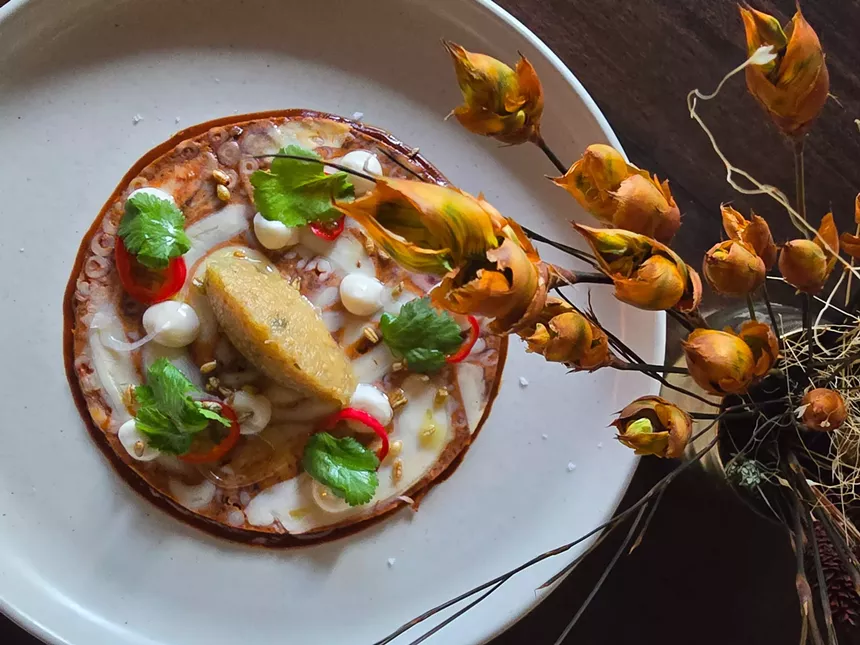 octopus carpaccio