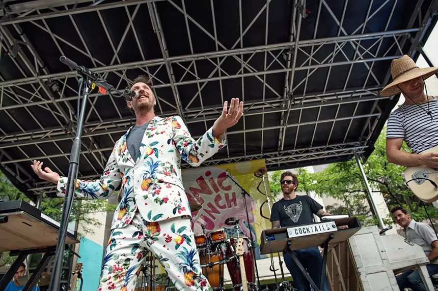 guster performing on stage