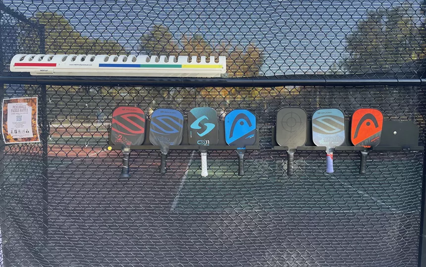 Pickleball courts at Eisenhower Park.