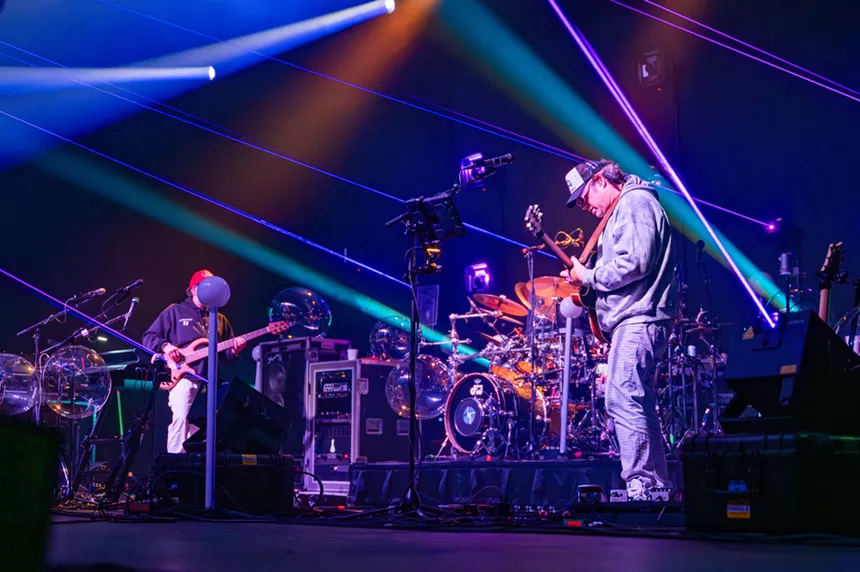 The Disco Biscuits performing on stage at Mission Ballroom