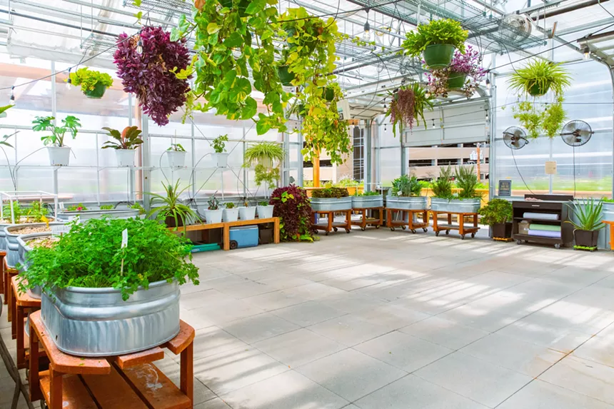 interior rooftop garden