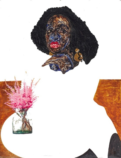 A painting of a Black woman
