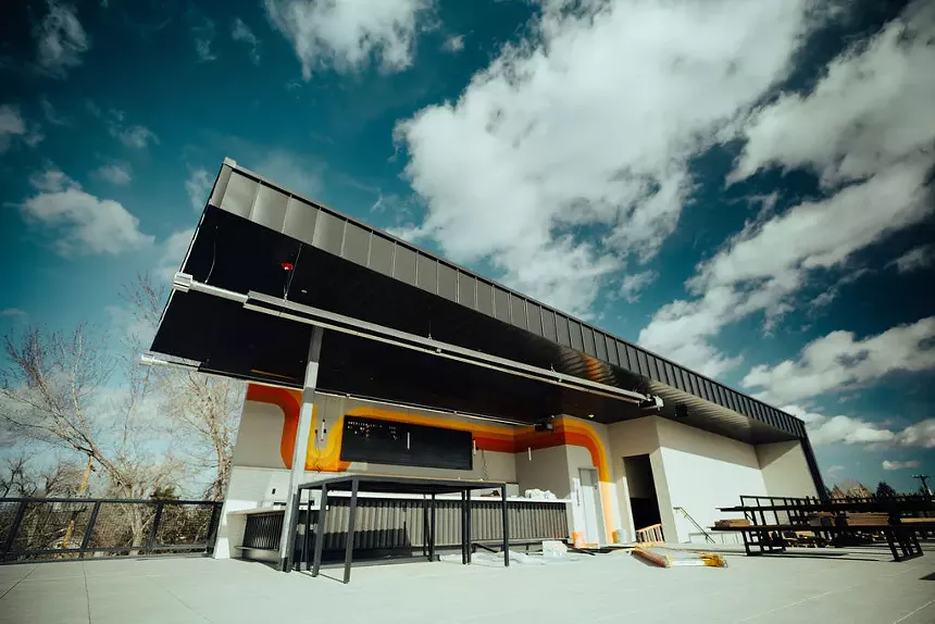 exterior of rooftop deck