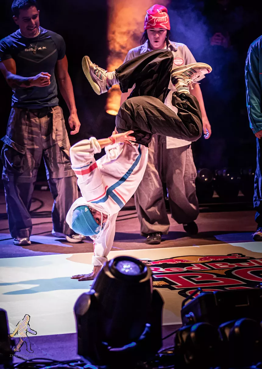 Red Bull dancew crew at Red Rocks