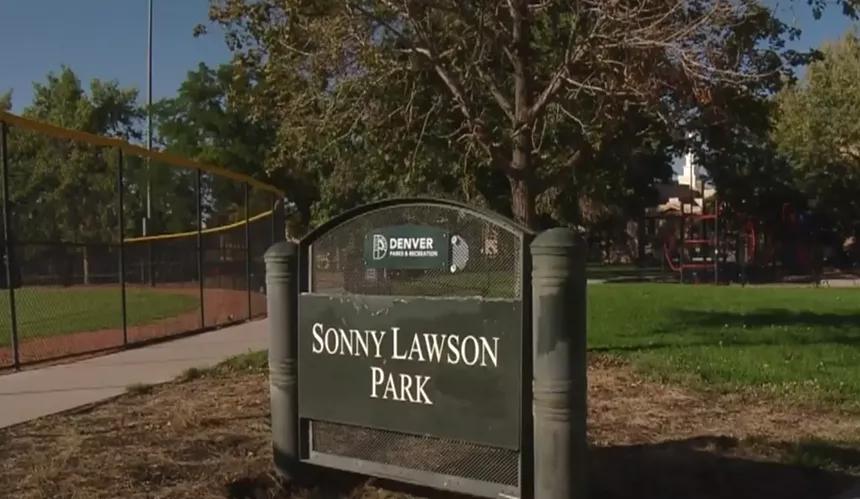 A park sign