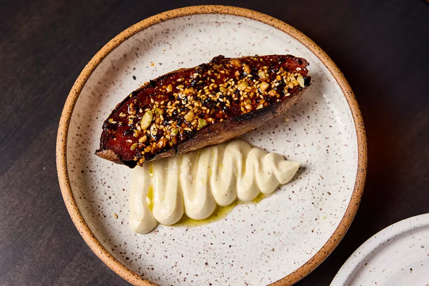 sweet potato on a plate