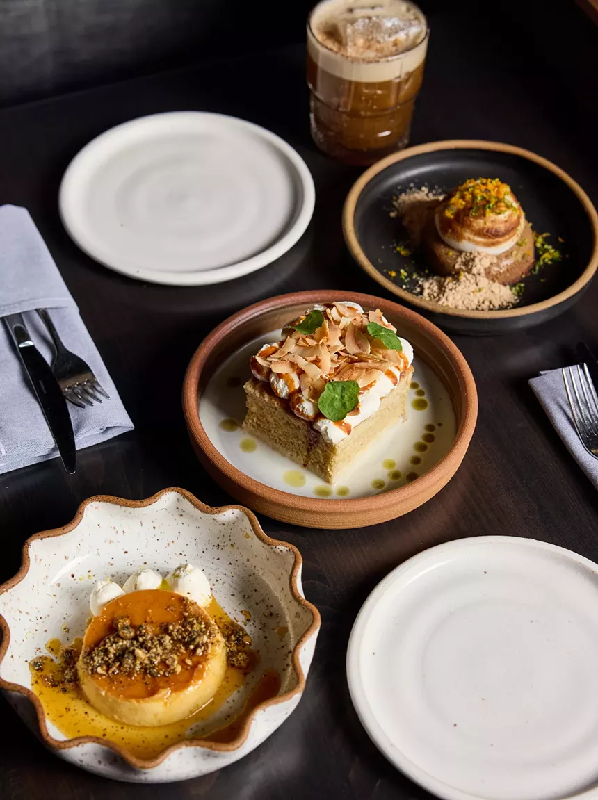 various desserts