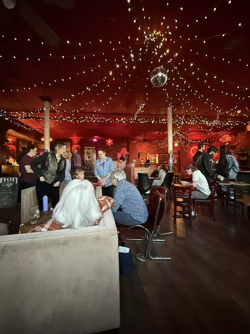 people sitting in a lounge
