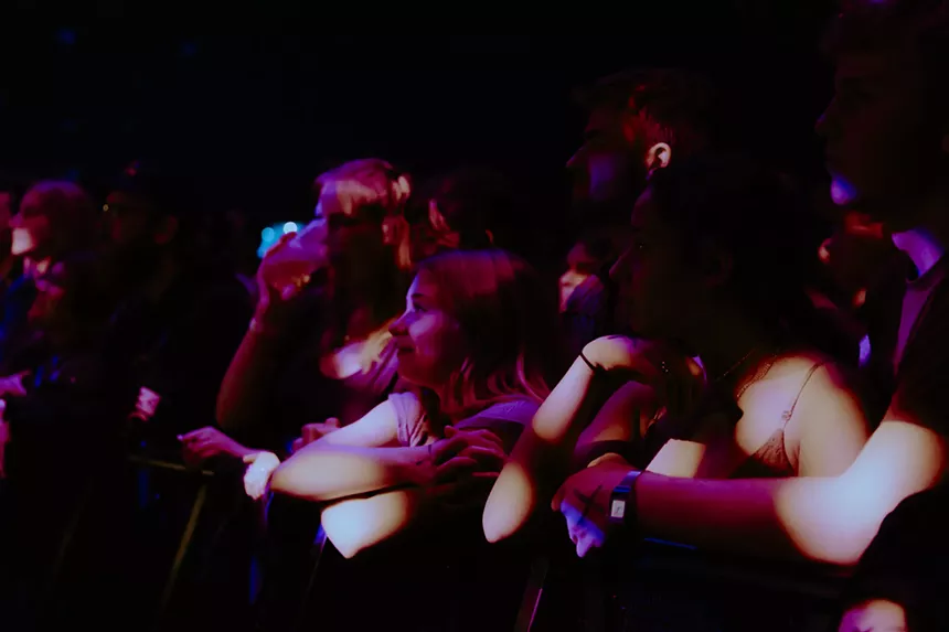 Concertgoers enjoy Oliver Hazard at Mission Ballroom