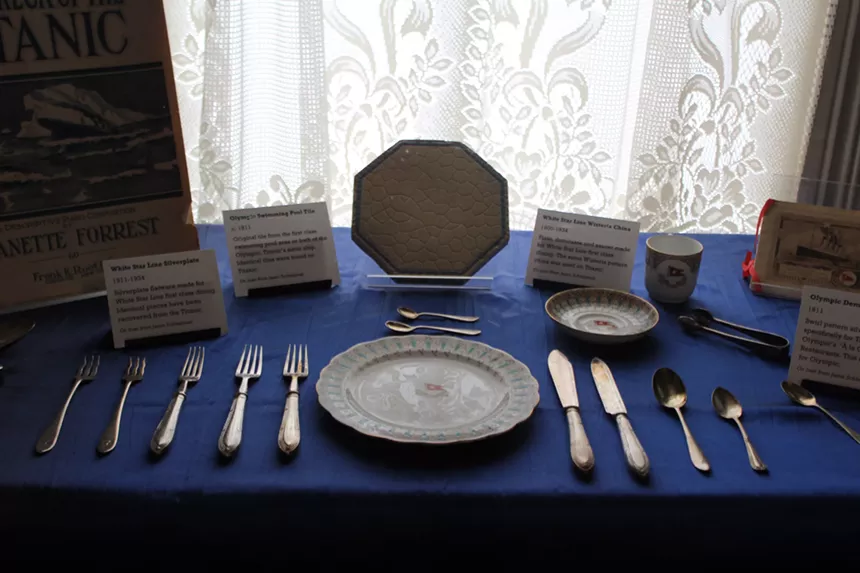 old silverware and china