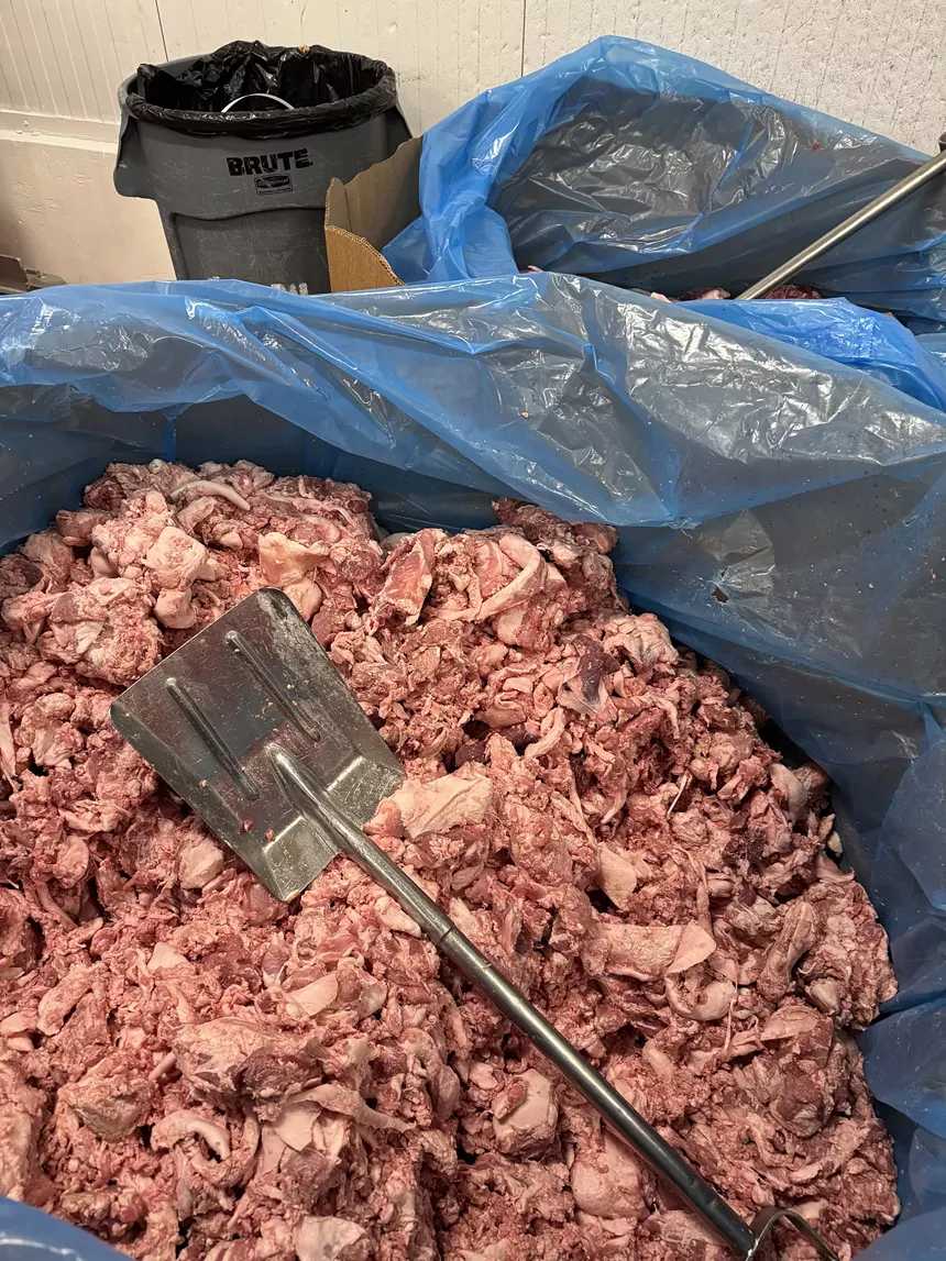 Bathtubs of pork shoulder