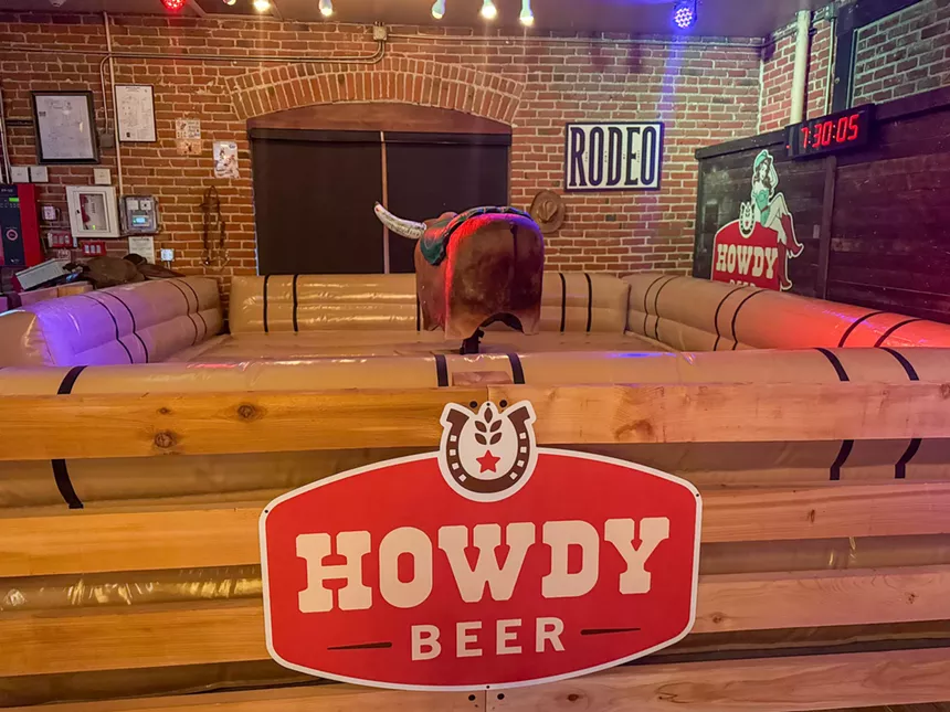 a mechanical bull