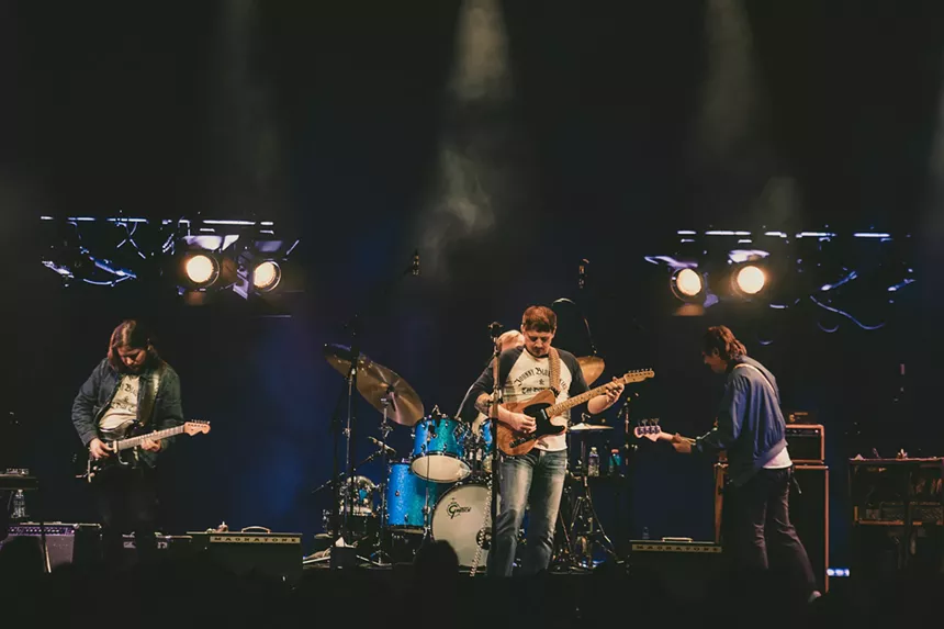 Sturgill Simpson on stage at Mission Ballroom on Monday, April 14, 2025.